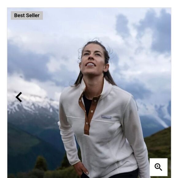 Columbia Benton Springs Half Snap Pullover LARGE NWT - Picture 4 of 15